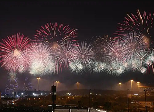 丹棱县焰火晚会